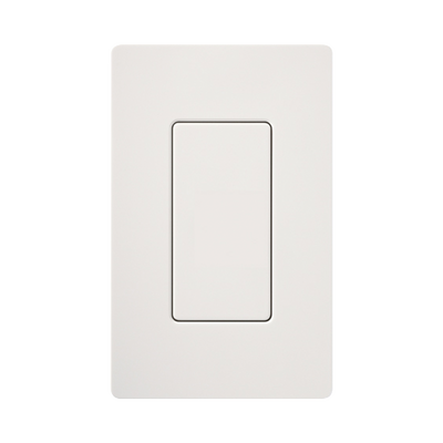 Placa ciega de pared color blanco Snow