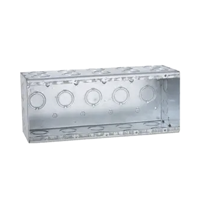 Caja Multigang de 5 Gangs/ Profundidad de 3-1/2 Pulgadas (8.89 cm)/ 29 Entradas de 1/2 - 3/4.