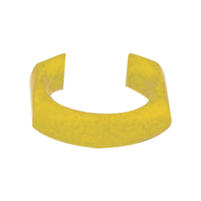 Clip de Identificación para Patch Cord Siemon, Color Amarillo, Bolsa con 25 Piezas