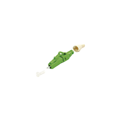 Conector de Fibra Óptica Pre-Pulido LightBow LC/APC Simplex, Monomodo OS1/OS2, Re-Terminable, Color Verde