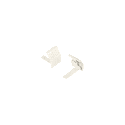 Unión recta de base, para uso con canaleta T70, Material PVC Rígido, Color Blanco