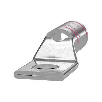 Zapata de compresión LCA1/0-38-X para cal. 1/0 Awg, Barreno para tornillo prisionero de 3/8, 1 Pz