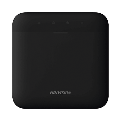 (AX PRO) Panel de Alarma Inalámbrico de Hikvision / Color Negro / Soporta 48 Zonas / Wi-Fi y Ethernet / Incluye Batería de respaldo / Compatible con los Accesorios AX PRO