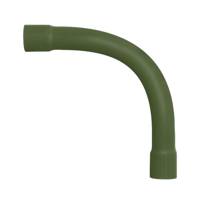 Codo para Tubería Conduit PVC Ligero de 2" (51 mm).