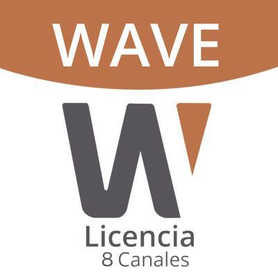 Licencia de 8 Canal de Wisenet Wave Profesional 