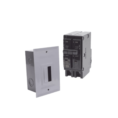 Kit Centro de Carga para empotrar con 1 Interruptor Térmico de 2 Polos, 20Amp 120/240Vca 10kA