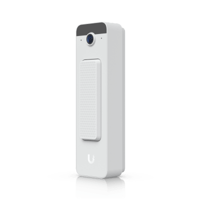 UVC Doorbell Lite – Videoportero Compacto 5 MP PoE con Visión Nocturna IR, Audio Bidireccional y Diseño Resistente al Clima, Color Blanco