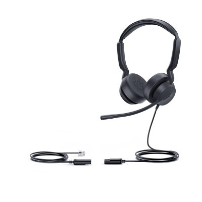 Diadema Alambrica YHS36-E2 de Yealink con Audio HD Wideband y Micrófono Antiruido