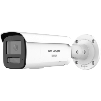 [Dual Light + 2 Micrófonos Integrados] Bala IP 8 Megapixel (4K) / Lente 4 mm / 80 mts Luz Blanca + 80 mts IR / ACUSENSE / Exterior IP67 / IK10 / WDR 120 dB / PoE / ONVIF / Micro SD / Metal / ACUSEARCH