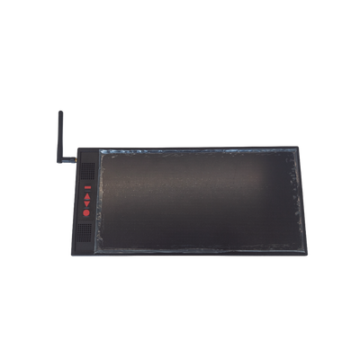 Panel Informativo LED Alfanumérico / 2x6 Dígitos / RF 433,92 MHz ±75k / 1W / Sensibilidad 106 dB / Montaje en Pared / Alimentación 110/230 VA / Incluye Configuración y Alimentación