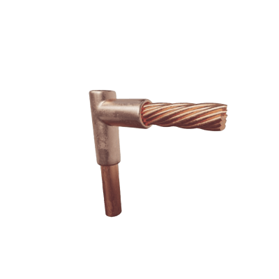 Molde para Soldadura Exotermica Tipo L, tope varilla 5/8 In a Cable 4 Awg