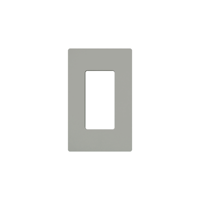 Tapa Color Gris para interruptor o dimmer Lutron, 1 gang, limpio y moderno