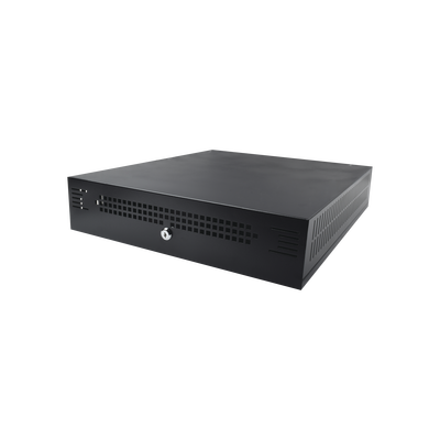 Gabinete Metálico de Seguridad para DVR/NVR. Tamaño Max. de DVR/NVR: 445 x 88 x 400 mm (An. x Al. x Prof.)