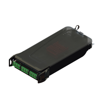 Cassette para Empalme (Fusión) LightVerse, Hasta 12 Fibras, Conectores LC/APC Shuttered, para Fibra Monomodo, 900um, 1 Metro (3.28 Pies)