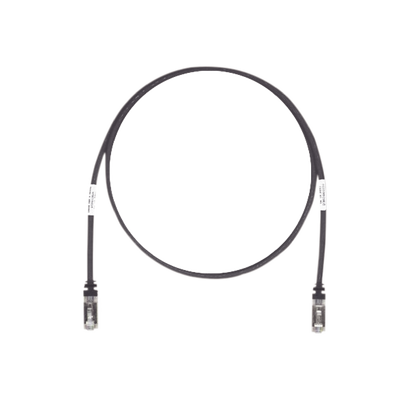 Patch Cord Cat6A, Blindado S/FTP, CM/LS0H, 3.05 Metros (10 Pies), Color Negro