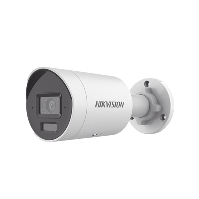 [Dual Light + 2 Micrófonos Integrados] Bala IP 8 Megapixel (4K) / Lente 2.8 mm / 40 mts Luz Blanca + 40 mts IR / ACUSENSE / Exterior IP67 / WDR 120 dB / PoE  / Micro SD / Metal / ACUSEARCH