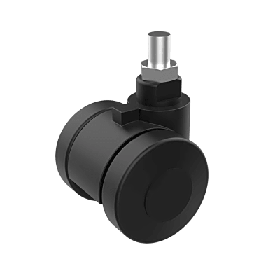 Kit de 4 Ruedas y Niveladores Para Gabinete Proline S1 Trabajo Ligero 900 lb / Material Compuesto Negro / Movilidad Interior