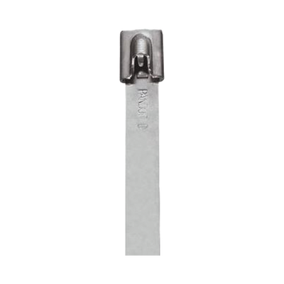 Cincho StrongHold  de Acero Inoxidable Tipo 304, 521mm largo x 10.5 mm ancho, Color Metálico, Paquete de 50pz