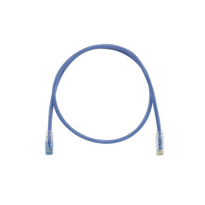 Cable de Parcheo TX6 Llaveado Azul, UTP Cat6, 24 AWG, CM, Color Azul, 0.91 Metros (3 Pies)