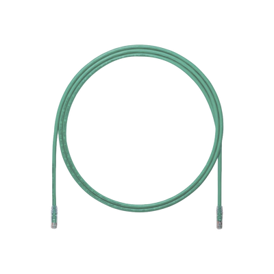 Cable de Parcheo UTP, Cat6A, 24 AWG, CM, Color Verde, 2.13 Metros (7 Pies)
