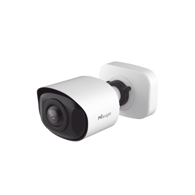 Cámara Bullet de Red Mini Panorámica 180° AI / 4K / Super WDR 120dB / Micrófono Integrado / IP67-IK10 / Soporte PoE / Almacenamiento 1TB / Analítica IA VCA 8 Modos