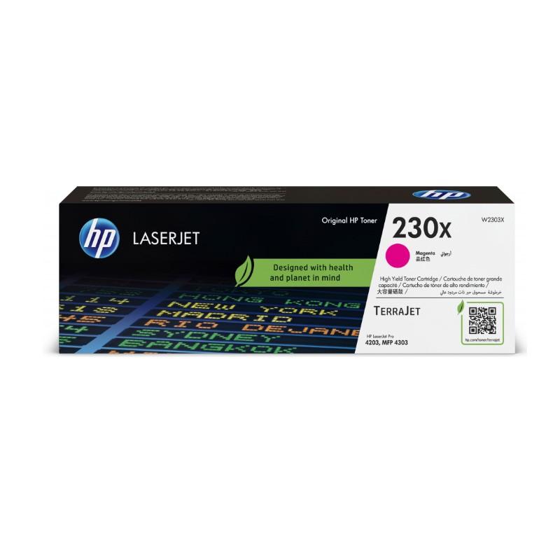 TONER HP 230X MAGENTA ORIGINAL 7500 PAGINAS HP TERRAJET (W2303X)