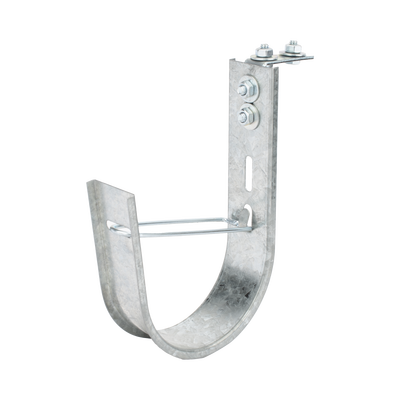 Soporte (Gancho) tipo J-Hook, hasta 115 cables Cat6, ideal para soportar cableado en los espacios de manipulación al aire, Para instalación en interior