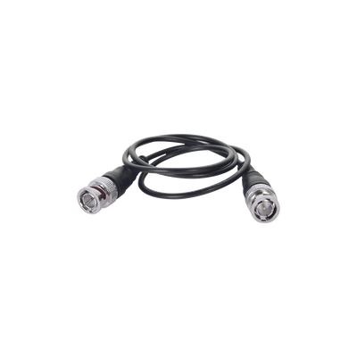 Cable Coaxial armado con conector BNC y longitud de 60 cm, Optimizado para HD ( TurboHD, HD-SDI, AHD )