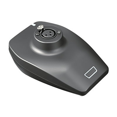 Transmisor de Micrófono de Mesa | System 20 PRO | Conector XLR-F para Micrófono Gooseneck | Batería de Ión-Litio | Pantalla OLED | USB Type-C | 10-20 Canales Simultáneos | AES128