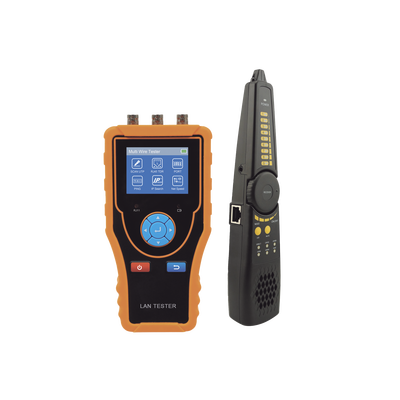 Probador De Red Y Probador De Cables Con Sonda De Rastreo De Cables / Pantalla TFT-LCD de 2.4 pulgadas / Medidor de nivel de video coaxial HD, puede detectar el valor máximo de la señal TVI/CVI/AHD/CVBS, el valor SYNC y el valor de rá