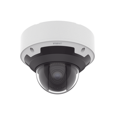 Cámara Domo 4K con Inteligencia artificial / Lente Motorizado de 4.4 a 9.3mm/ P-Iris/ WDR 120dB/ IP67/ IP6K9K/ IK10+/ NEMA4X/ MicroSD hasta 1TB/ ONVIF