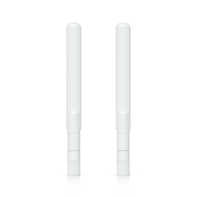 Par de Antenas Omnidireccionales Ideales para el UK-Ultra. Incluye dos Antenas de Doble Banda con 3 dBi en 2.4 GHz y 4 dBi en 5 GHz