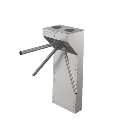 Torniquete Trípode Bidireccional de Acero Inoxidable SUS304 / 2 Millones MCBF  / Apertura en Caso de Emergencia / Integrable con cualquier Sistema de Control de Acceso / Indicadores LED de Entrada-Salida 