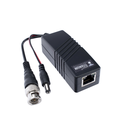(TRANSCEPTOR) TRANSMISOR ACTIVO para Kits KITTT4PVTURBOX, KITTT8PVTURBOX, KITTT16PVTURBOX y KIT-TT16PVTURBOX-RX / Regula el voltaje de 36 Vcc a 12Vcc / HD-TVI/CVI/AHD/CVBS / Se instala del lado de la cámara. 