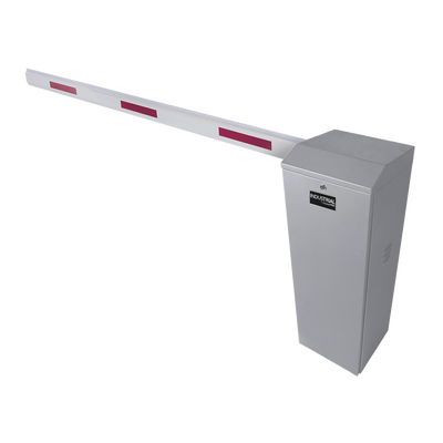 Kit de Barrera Vehícular Izquierda Color Gris y Brazo Ajustable de 3.6 a 5.5 m 