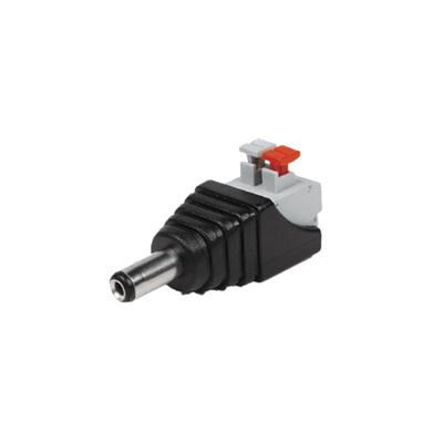 Adaptador Tipo Jack de 3.5 mm Macho Polarizado de 12 Vcc con Terminales de Presión