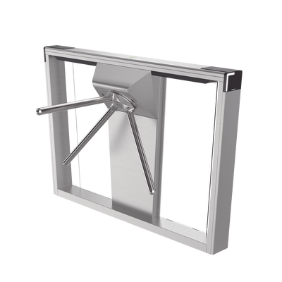 Torniquete Trípode Motorizado / Premium Diseño Slim Elegante / 5 Millones de Ciclos MCBF / Interior y Exterior / Lectores y Controlador Incluidos / LEDs indicadores 