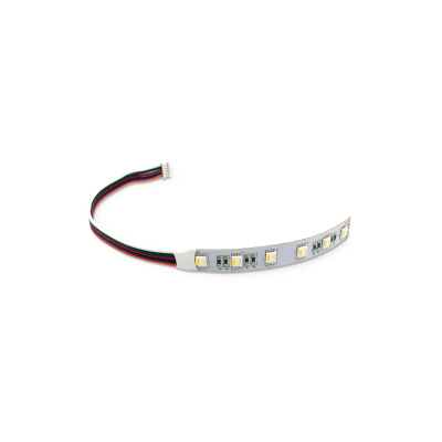 Tira LED RGBW / 100 cm (39.4 in) / 4 Colores (RGB+Blanco) / Cable 1.8 m (5.9 ft) / Conector LED Incluido / DC