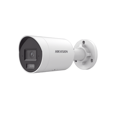 Bala IP 8 Megapixel (4K) / Imagen a Color 24/7 / Lente 2.8 mm / Luz Blanca 40 mts / Exterior IP67 / WDR 130 dB / Entrada y Salida de Audio y Alarma / Captura Facial / ONVIF / Micro SD / Micrófono Integrado