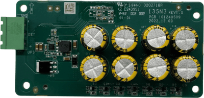 Módulo de Apertura de Emergencia para Barrera DS-TMG320  / Apertura por Corte de Energía / Compatibilidad con Barreras Hikvision DS-TMG320 Series / Tarjeta con Super Capacitores