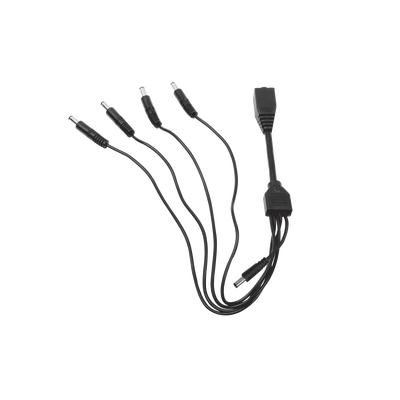 Cable con 5 Vías para Alimentar 4 Cámaras TurboHD y DVR TurboHD Epcom / Hikvision