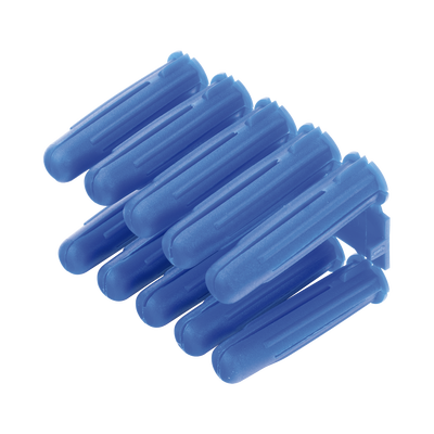 Taquete azul 3/8" para tornillo 12mm x 2" (100pzs) (1105-05100) 