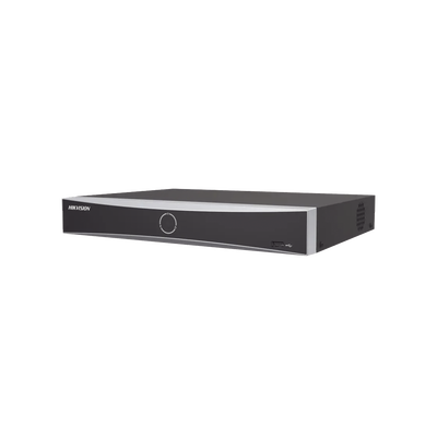 NVR 12 Megapíxel (4K) / 8 canales IP / 8 Puertos PoE+ / Reconocimiento Facial / AcuSense (Evita Falsas Alarmas) / 1 Bahías de Disco Duro / HDMI en 4K / 300 Metros PoE Modo Extendido