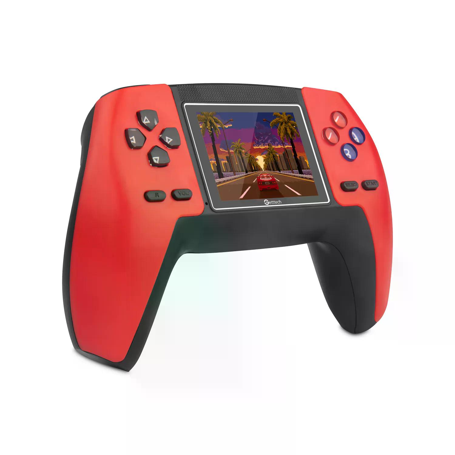 CONSOLA GETTTECH PORTATIL LCD 24." 520 JUEGOS INSTALADOS BOCINA INTEGRADA ROJO GGH-CH24G-02