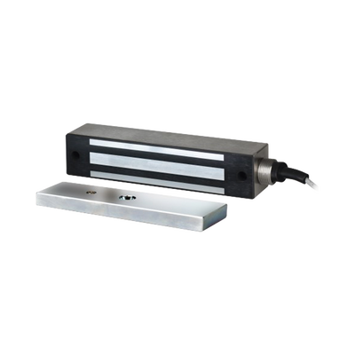 Chapa Magnética 600 Lbs Para Uso en Exterior / IP65 / Con Cordón Armado 91 CM / UL /