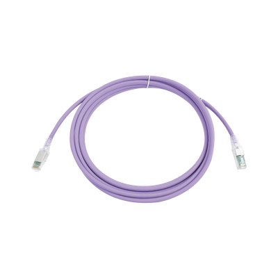 Patch Cord Z-MAX Cat6A S/FTP, CM/LS0H, 3.05 Metros (10 Pies), Color Violeta