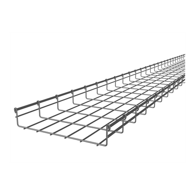 Charola tipo malla 66/650 mm, con acabado Electro Zinc,  tramo 3 m 