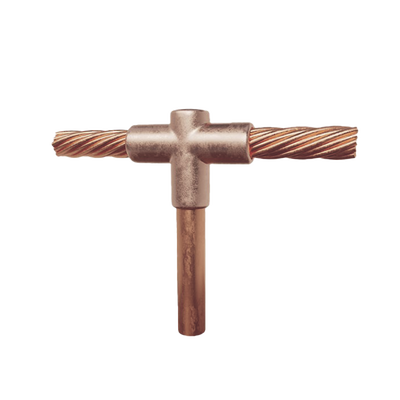 Molde para soldadura exotermica Tipo T, Tope de varilla 5/8 in. a Cable de Paso 1/0 AWG