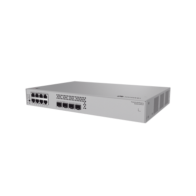 Switch de Acceso eKit Administrable / Capa 2 / 8 Puertos PoE+ Gigabit + 2 SFP + 2 SFP+ / PoE Perpetuo / Presupuesto PoE 128 W / Sin licenciamiento