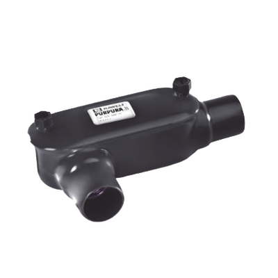 Caja Ovalada tipo LR con Recubrimiento Exterior de PVC de 2" (50.8 mm).